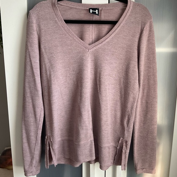 Nordstrom Long Sleeve Rose Pink Sweater - Picture 1 of 3